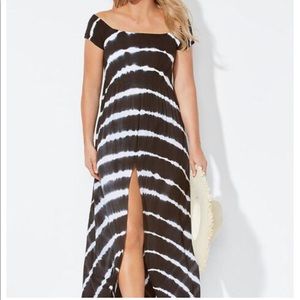 Swimsuits For All Tie Dye Maxi Dress/Cover Up